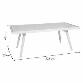 Tavolo aggiuntivo Alexandra House Living Bianco 65 x 48 x 125 cm