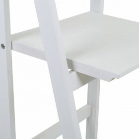 Scaffale Alexandra House Living Bianco Legno di paulownia Legno MDF 38 x 115 x 41 cm Scala