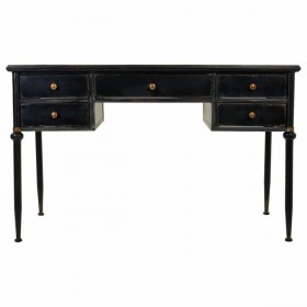 Scrivania Alexandra House Living Nero Metallo 75 x 75 x 122 cm
