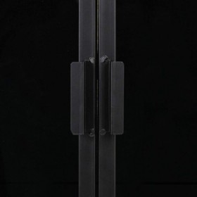 Cassettiera multiuso Alexandra House Living Marrone Grigio Legno Metallo Vetro 41 x 50 x 161 cm
