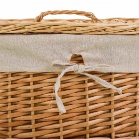 Cesto per i Panni Sporchi Alexandra House Living Naturale vimini Legno di salice 39 x 54 x 50 cm 42 x 31 x 44 cm 32 x 23 x 35 cm