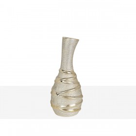 Vaso Romimex Champagne Ceramica 12 x 27 x 12 cm