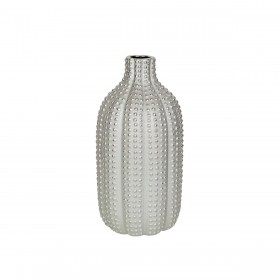 Vaso Romimex Argentato Porcellana 16 x 32 x 16 cm