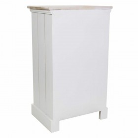 Cassettiera Alexandra House Living Bianco Marrone Legno di paulownia Legno MDF 30 x 68 x 40 cm