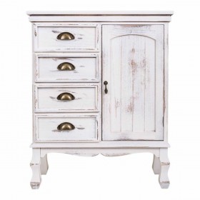 Ingresso con Cassetti Alexandra House Living Bianco 30 x 80 x 65 cm