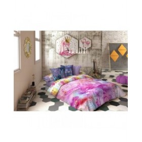 Set di copripiumino Lois FESTIVAL P. Malva Singolo 150 x 230 cm 3 Pezzi
