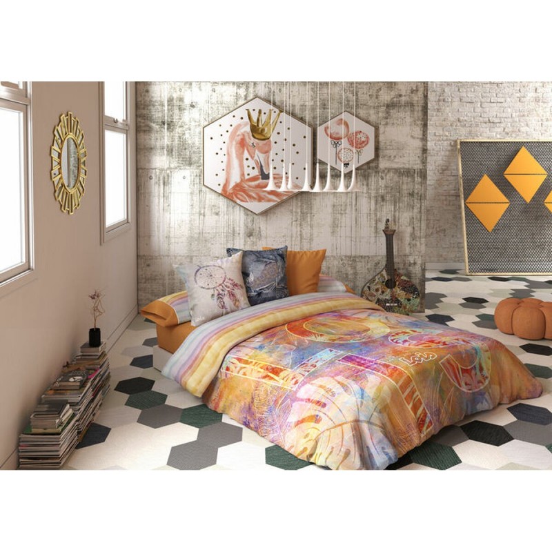 Set di copripiumino Lois CORSO P. Arancio Singolo 150 x 230 cm 3 Pezzi