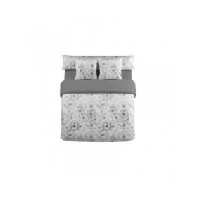 Set di copripiumino Pierre Cardin JEWEL Grigio Ala francese 3 Pezzi