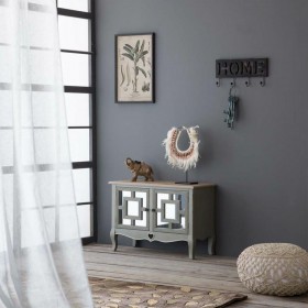 Statua Decorativa Alexandra House Living Bianco Pelle Conchiglia 12 x 42 x 25 cm