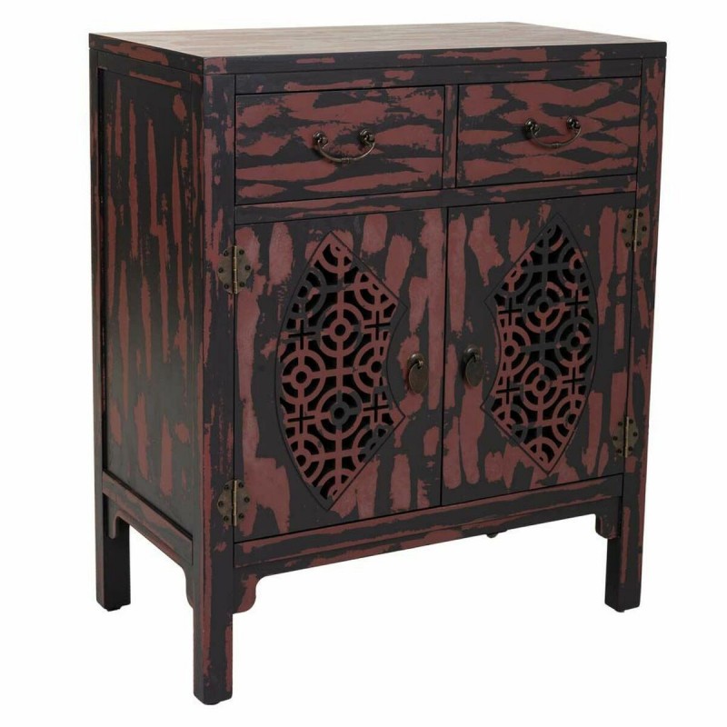 Ingresso con Cassetti Alexandra House Living Rosso 36 x 78 x 66 cm