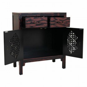Ingresso con Cassetti Alexandra House Living Rosso 36 x 78 x 66 cm