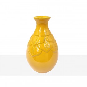 Vaso Romimex Senape Ceramica 16 x 25 x 16 cm