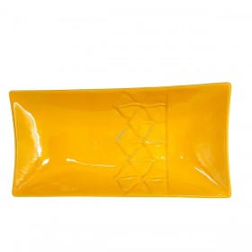 Centrotavola Romimex Senape Ceramica 30 x 6 x 15 cm