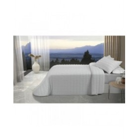 Trapunta Pierre Cardin ONDAS Bianco Ala francese (3 Pezzi)