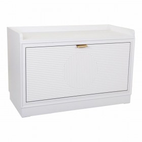 Panca Alexandra House Living Dorato Legno MDF 38 x 53 x 80 cm Scarpiera