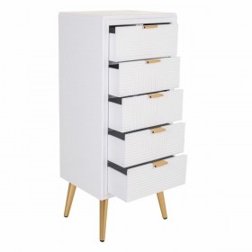 Cassettiera Alexandra House Living Dorato Legno MDF 36 x 100 x 42 cm