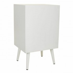 Comodino Alexandra House Living Bianco 36 x 71 x 42 cm