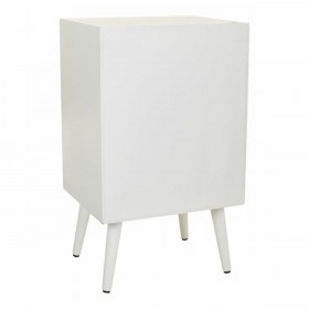 Comodino Alexandra House Living Bianco 36 x 71 x 42 cm