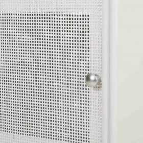 Comodino Alexandra House Living Bianco 36 x 71 x 42 cm
