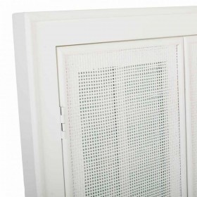 Specchio da parete Alexandra House Living Argentato Bambù Legno MDF 5 x 118 x 73 cm