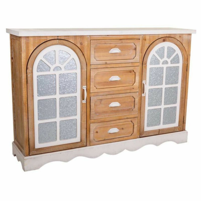 Credenza Alexandra House Living Ferro Legno di abete Legno MDF 35 x 93 x 140 cm