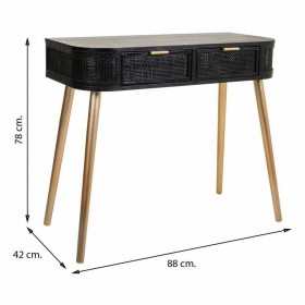 Ingresso Alexandra House Living Nero 42 x 79 x 88 cm