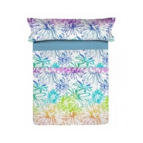 Set di Lenzuola Lois HIPPY Azzurro Singolo
