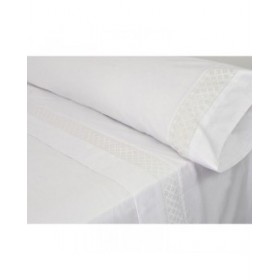 Set di Lenzuola Pierre Cardin ELISA Bianco Ala francese