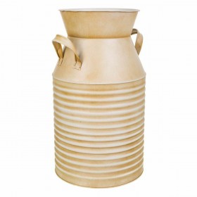 Brocca decorativa Alexandra House Living Bianco Beige Scaldalatte 22 x 39 x 25 cm