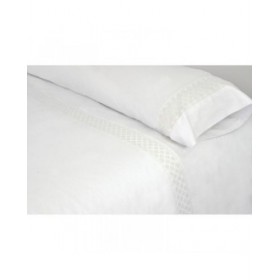 Set di copripiumino Pierre Cardin ELISA Bianco Ala francese 2 Pezzi