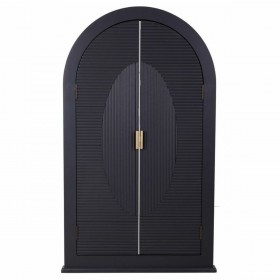 Specchio da parete Alexandra House Living Dorato Grigio scuro 5 x 105 x 62 cm Rettangolare