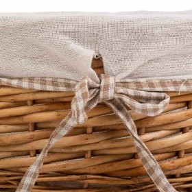 Set di Cesti Alexandra House Living vimini Legno di salice 30 x 13 x 30 cm 25 x 25 x 11 cm 36 x 15 x 36 cm 3 Pezzi
