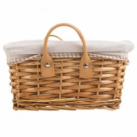 Set di Cesti Alexandra House Living vimini Legno di salice 29 x 20 x 12 cm 30 x 16 x 42 cm 34 x 16 x 14 cm 3 Pezzi