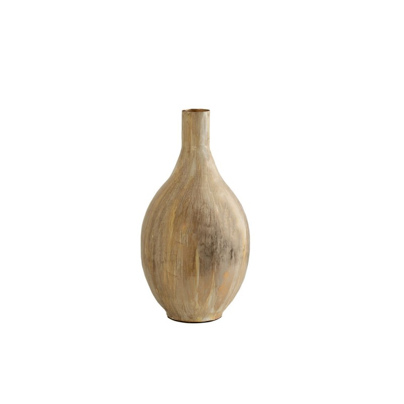 Vaso Romimex Beige Alluminio 23 x 43 x 23 cm