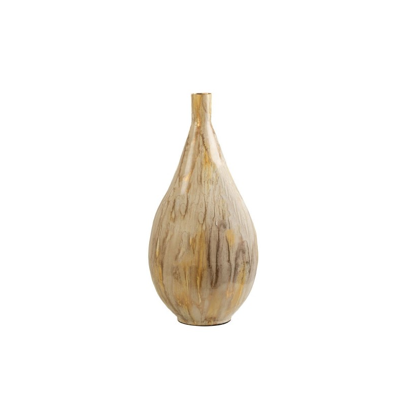 Vaso Romimex Beige Alluminio 33 x 66 x 33 cm