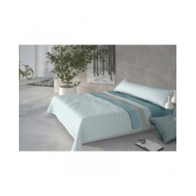 Set di Lenzuola Pierre Cardin CORALINA NINO Azzurro Matrimoniale