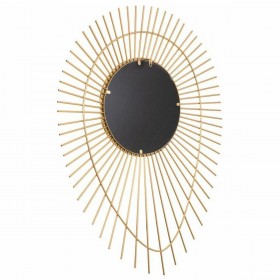 Specchio da parete Alexandra House Living Dorato 6 x 105 x 77 cm Cerchi