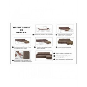 Rivestimento per chaise longue braccio corto destro Hosteline CAMERON Grigio 48 x 29 x 14 cm