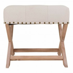 Panca Alexandra House Living Grigio Crema 46 x 46 x 49 cm