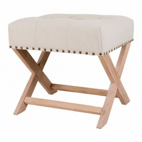 Panca Alexandra House Living Grigio Crema 46 x 46 x 49 cm