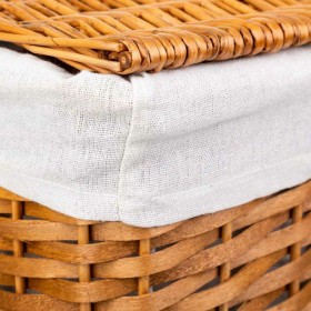 Cesto per i Panni Sporchi Alexandra House Living Marrone 36 x 54 x 45 cm 37 x 28 x 46 cm 30 x 22 x 38 cm 3 Pezzi
