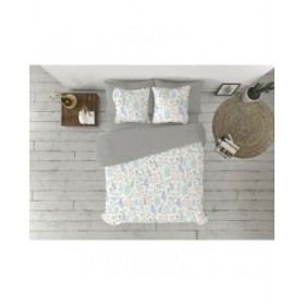 Set di copripiumino Pierre Cardin AURIN Grigio Ala francese 2 Pezzi