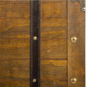 Valigia decorativa Alexandra House Living Marrone PVC Legno Metallo Vintage 31 x 17 x 45 cm 40 x 24 x 13,5 cm Decorativo 2 Pezzi