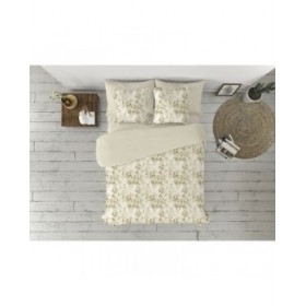 Set di copripiumino Pierre Cardin LUCIA Marrone Matrimoniale 3 Pezzi