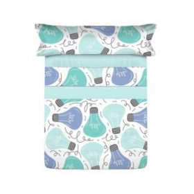 Set di Lenzuola Pierre Cardin IDEAS Azzurro Singolo
