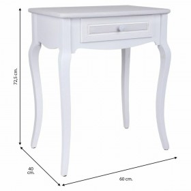 Ingresso con Cassetti Alexandra House Living Bianco 40 x 72 x 60 cm