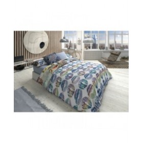 Set di copripiumino Lois MEGANO P. Azzurro Singolo 2 Pezzi