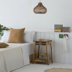 Scatola-Portagioie Alexandra House Living Multicolore Naturale Legno di mango Legno MDF 10 x 15 x 18 cm 2 cassetti