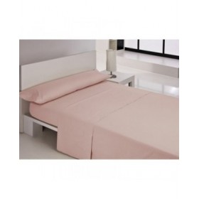 Set di Lenzuola Carla Rubini DENVER Rosa Matrimoniale
