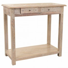Ingresso con Cassetti Alexandra House Living Bianco Naturale 40 x 76 x 135 cm